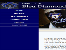 Tablet Screenshot of bleudiamonddressing.com